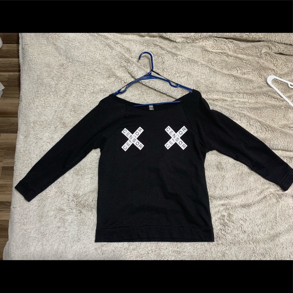 Novelty slouchy Sweater // Size small
